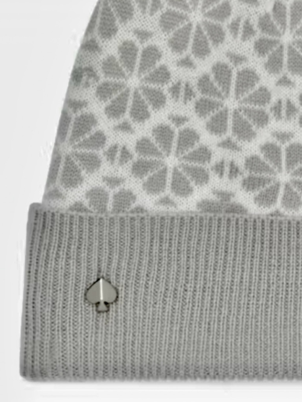 Kate Spade. Spade Flower Cashmere
Scarf and Spade Flower Cuff Beanie Set.  NWT! - Picture 9 of 12